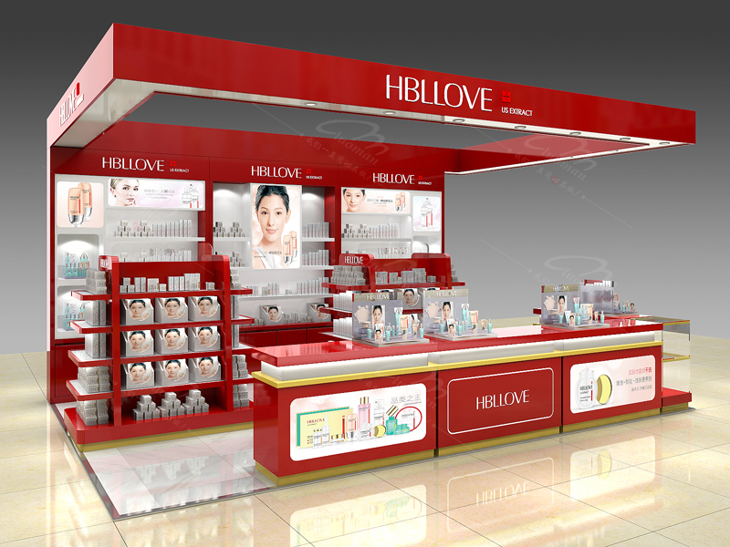 烤漆系列-化妝品展柜設(shè)計(jì)